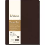 Vázlatkönyv - Strathmore 400 Toned Tan Art Journal - Bézs, 118 gr, 64 lapos, 22x28 cm, keményborítós