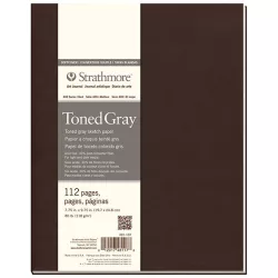   Vázlatfüzet - Strathmore 400 Toned Gray Art Journal - Szürke, 118 gr, 56 lapos, 14x20 cm