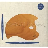Színkeverő PALETTA - MABEF, ovális 20x30cm