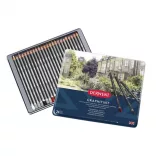 Színezett Grafitceruza készlet, elmosható - Derwent Graphitint – 24db