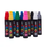 Posca filc - Uni Posca vágott végű Posca filc - 15mm - Fekete