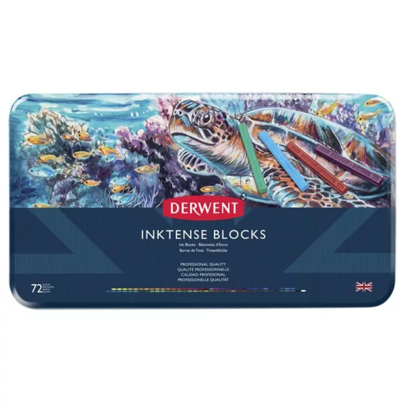 Akvarellkréta - Derwent Inktense Blocks tinta-kréta - 72db