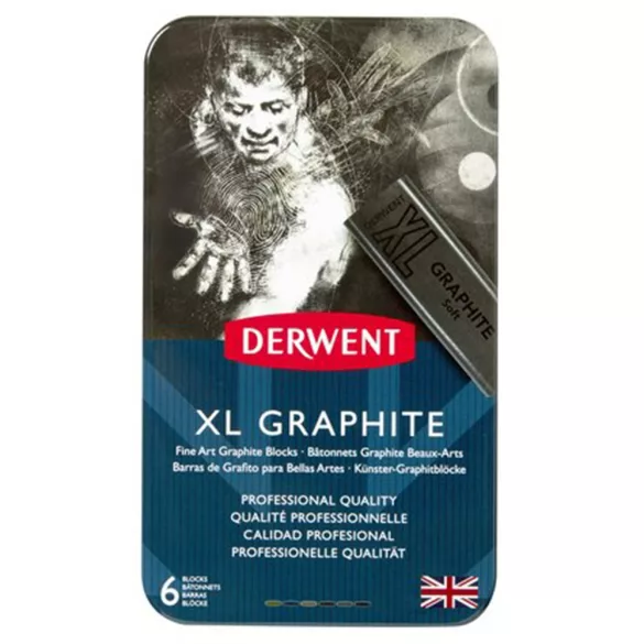 Derwent XL Graphite Blocks, Set of 6
