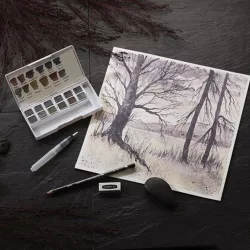 Derwent Graphitint Paint 12 Pan Palette 