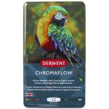 Derwent Chromaflow Pencil Set in Tin - 12pcs