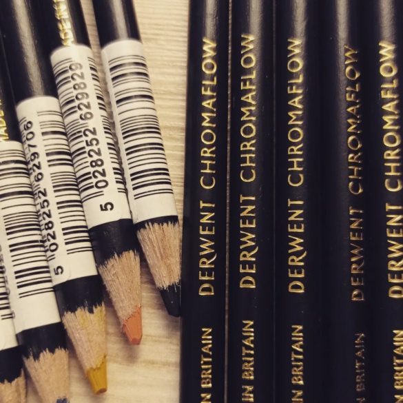 Derwent Chromaflow Pencil Set in Tin - 24pcs