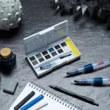 Akvarellfesték készlet - Derwent Tinted Charcoal Paint Set 12