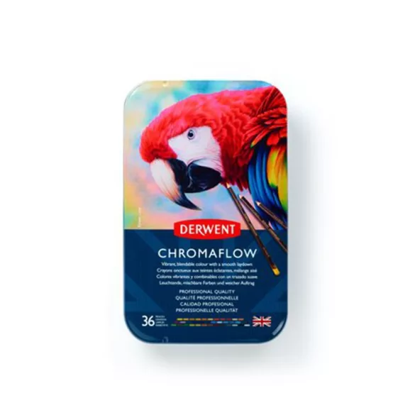 Derwent Chromaflow Pencil Set in Tin - 36pcs