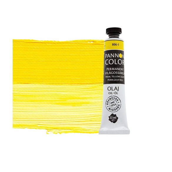 Olajfesték - Pannoncolor Művészfesték 22ml - 806-1 permanent világossárga