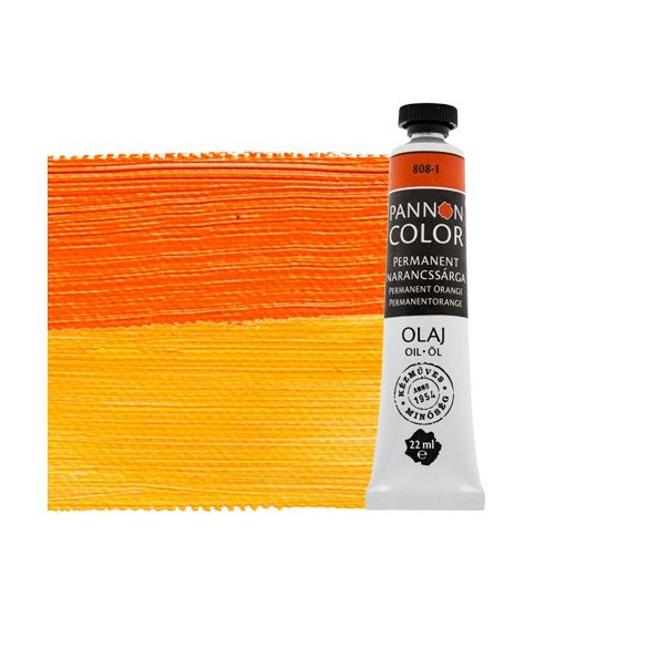 Olajfesték - Pannoncolor Művészfesték 22ml - 808-1 permanent narancssárga