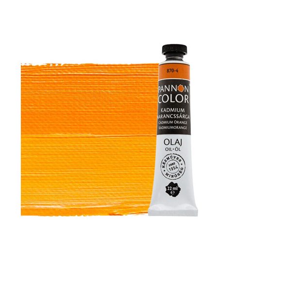 Olajfesték - Pannoncolor Művészfesték 22ml - 870-4 kadmium narancssárga