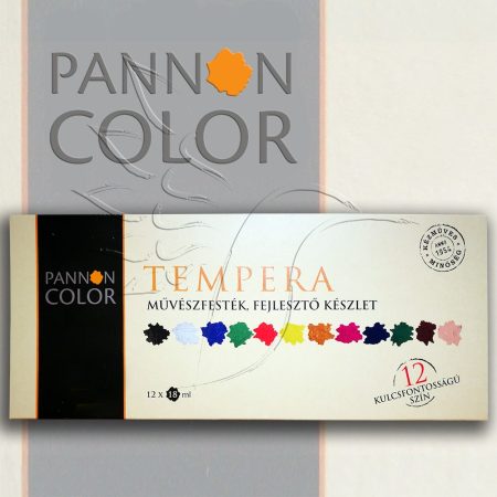 Temperakészlet - Pannoncolor Művészfesték - 6db; 10db!
