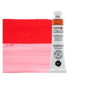 Pannoncolor art gouache 602-1 medium red 18ml