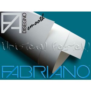 Drawing Paper - Fabriano Disegno SMOOTH - smooth graphics - White - 48x66cm; 110gr