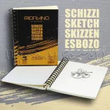 Vázlattömb - Fabriano Schizzi (lap/90g/nm) - KÜLÖNBÖZŐ KISZERELÉSBEN ÉS MÉRETBEN!