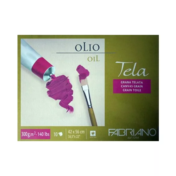 Olajfestő tömb - Fabriano TELA 300g, 10 lap