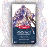 Színesceruza készlet - Derwent Coloursoft – fémdobozos