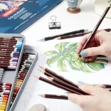 Color Pencil Set - Derwent Coloursoft Pencils 12 Tin