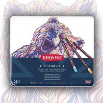 Színesceruza készlet - Derwent Coloursoft – fémdobozos