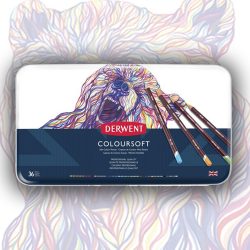 Color Pencil Set - Derwent Coloursoft Pencils 36 Tin