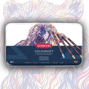 Színesceruza készlet - Derwent Coloursoft – fémdobozos