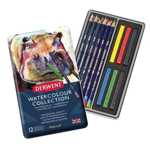 Akvarell Válogatás – Derwent Watercolour Collection - KÜLÖNBÖZŐ KISZERELÉSEKBEN