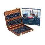 Derwent Watercolour Pencils - Wooden box, 48pcs