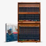 Derwent Watercolour Pencils - Wooden box, 48pcs