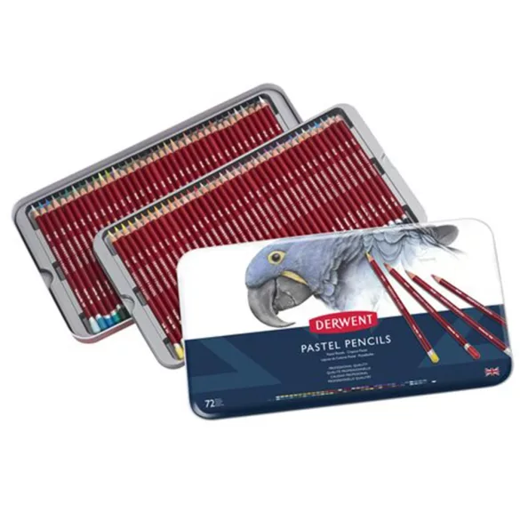 Pastel Pencil Set - Derwent Pastel Pencils 72 Tin