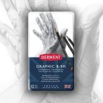 Graphite Pencil Set - Derwent Graphic Artist - 12 pcs HARD