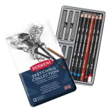 Ceruzakészlet, Derwent Sketching Collection - Skiccválogatás fémdobozban - 12db