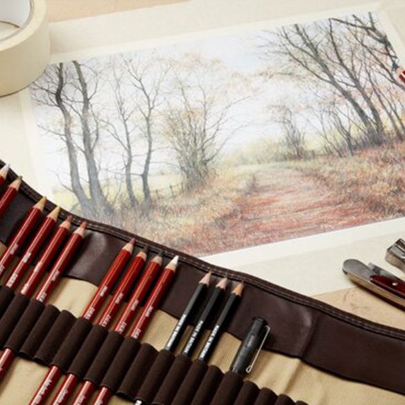 Color Pencil Set - Derwent Drawing Pencils 6 Tin