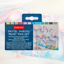 Akvarellfesték készlet - Derwent Tinted Charcoal Paint Set 12