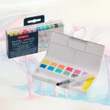 Akvarellfesték készlet - Derwent Tinted Charcoal Paint Set 12