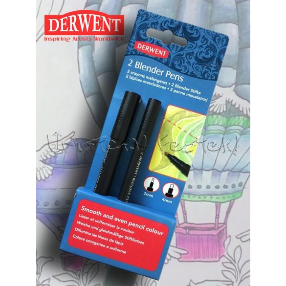 Filckészlet - Derwent Blender Pens - összemosó színes és grafit ceruzához