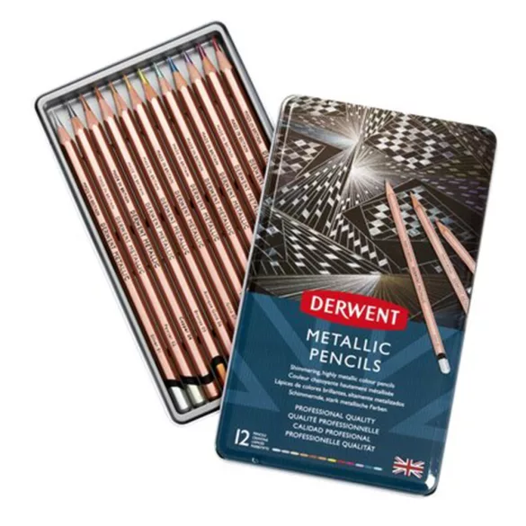 Derwent Metallic Pencil Set