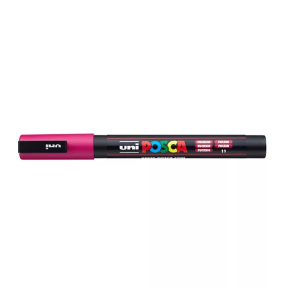 Acrylic felt - Uni Posca acrylic felt - 0,9-1,3 mm - Fuchsia