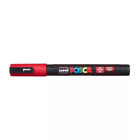 Posca filc - Uni Posca Posca filc - 0,9-1,3 mm - Piros