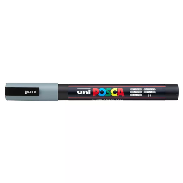 Acrylic felt - Uni Posca acrylic felt - 0,9-1,3 mm - Grey