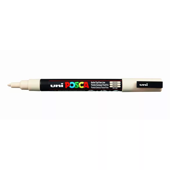 Acrylic felt - Uni Posca acrylic felt - 0,9-1,3 mm - Beige
