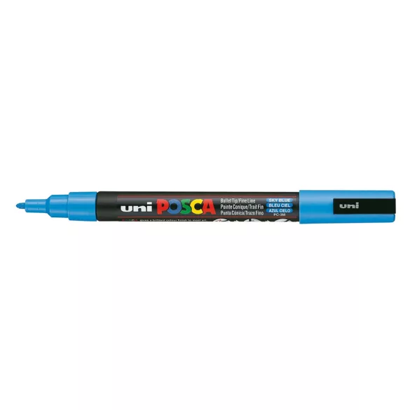 Acrylic felt - Uni Posca acrylic felt - 0,9-1,3 mm - Sky Blue