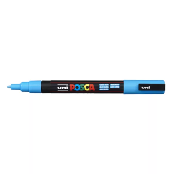 Acrylic felt - Uni Posca acrylic felt - 0,9-1,3 mm - Light Blue
