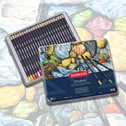   Színesceruza készlet – Derwent Studio – kiszerelés: 24db