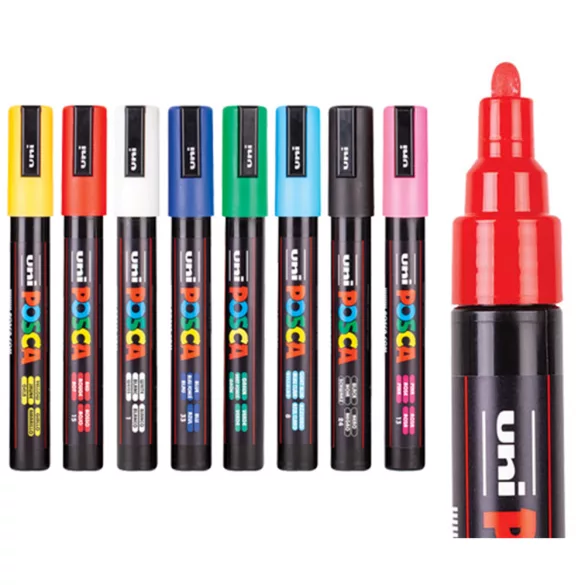 Acrylic felt - Uni Posca acrylic felt - 1,8-2,5 mm - White