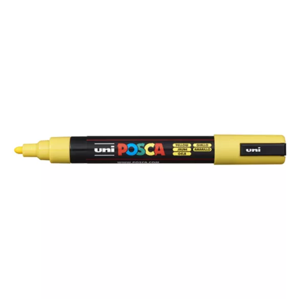 Acrylic felt - Uni Posca acrylic felt - 1,8-2,5 mm - Yellow