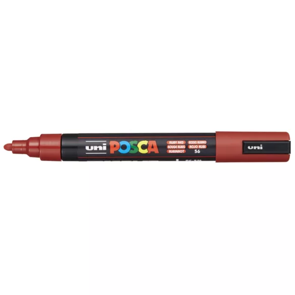 Acrylic felt - Uni Posca acrylic felt - 1,8-2,5 mm - Ruby Red