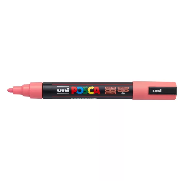 Acrylic felt - Uni Posca acrylic felt - 1,8-2,5 mm - Coral Pink