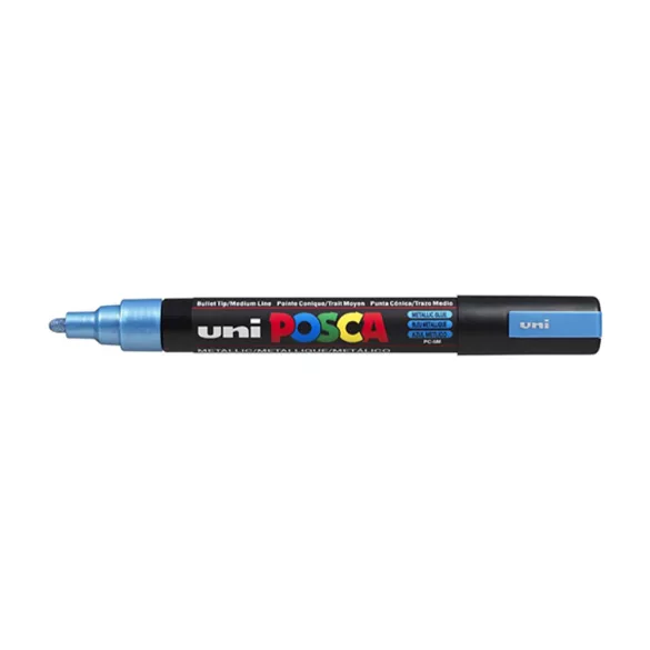 Acrylic felt - Uni Posca acrylic felt - 1,8-2,5 mm - Metallic Blue