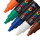 Acrylic felt - Uni Posca Chisel Tip - 8mm - Blue