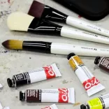 Akril-, Akvarellfestő és Rajzkészlet festőállvánnyal - Daler-Rowney Simply Complete Art Set w